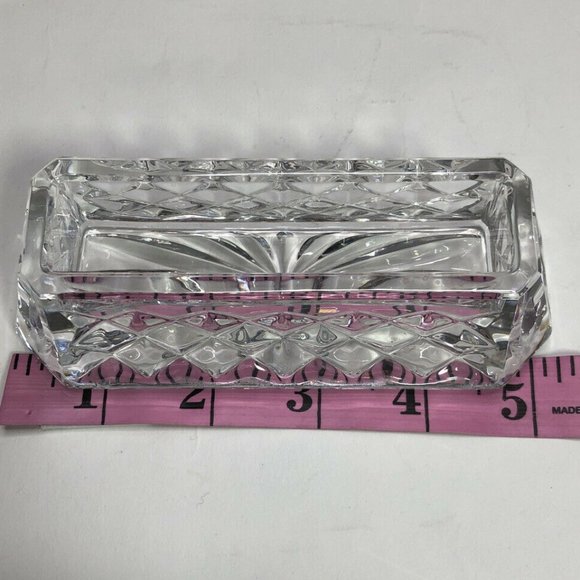 WATERFORD CRYSTAL "WESTOVER" BUSINESS CARD HOLDER - Picture 10 of 11